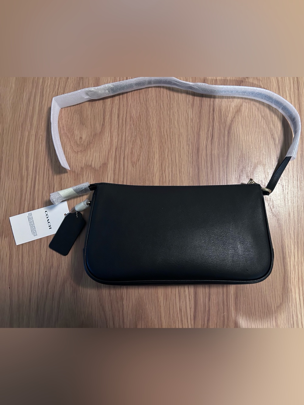 Coach Plaza Bag 22 - Brass/Black NWT - Picture 4 of 15
